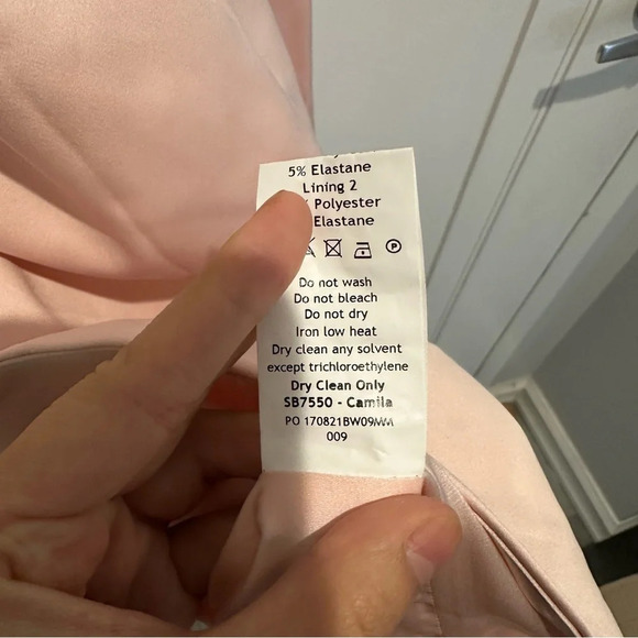 House of CB Camila Blush Pink Midi Off the Shoulder Corset Dress - Picture 11 of 13